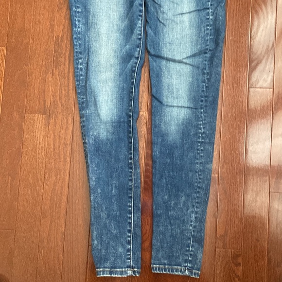 American Eagle Outfitters Dark Blue Women's Hi Rise Super Stretch Jeggings - Picture 6 of 9